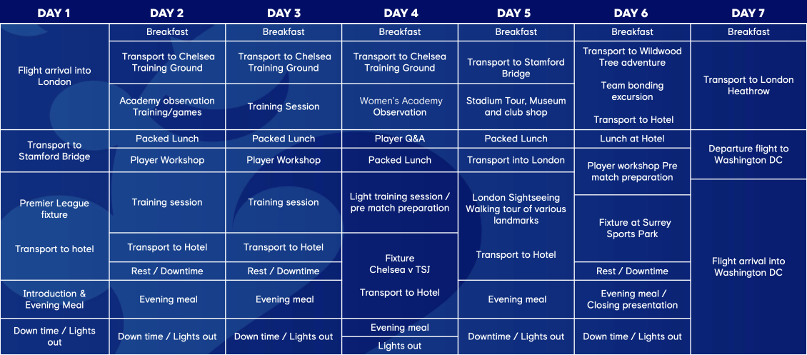 sample-schedule-chelsea-uk-tour